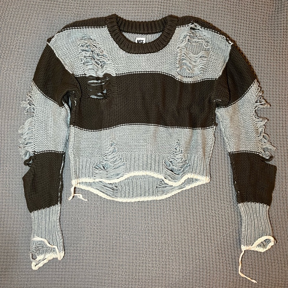 NSF Presley Destroyed Sweater - Picture 2 of 7